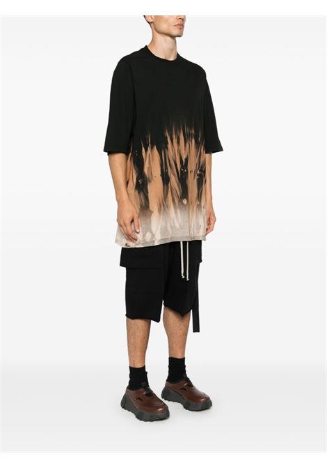 Jumbo SS T-shirt in nero di Rick owens drkshdw - uomo RICK OWENS DRKSHDW | DU02D2274RNSUN0983